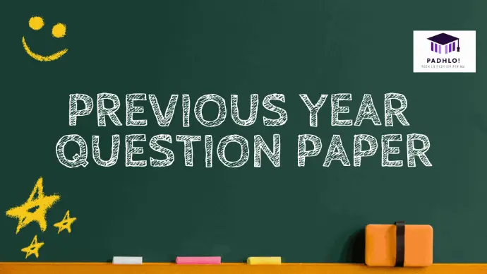 PREVIOUS YEAR QUESTION PAPER